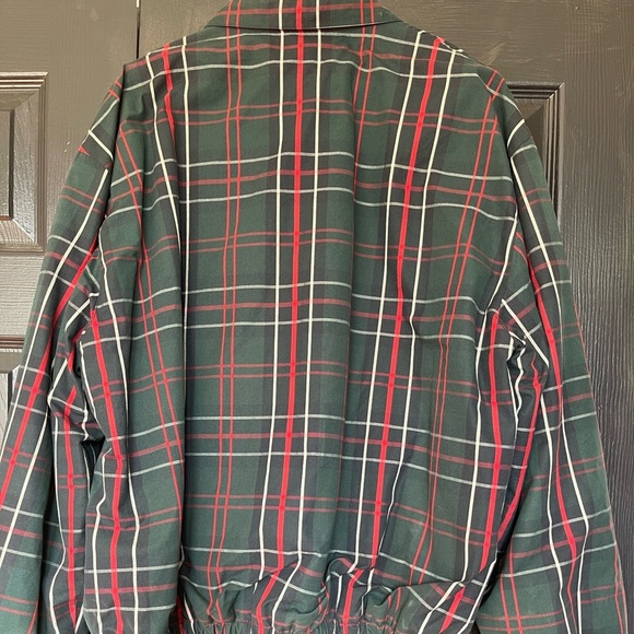 Vintage Polo Ralph Lauren Tartan Jacket Size XL Fleece Lined Red Navy Plaid‎ - Picture 6 of 12